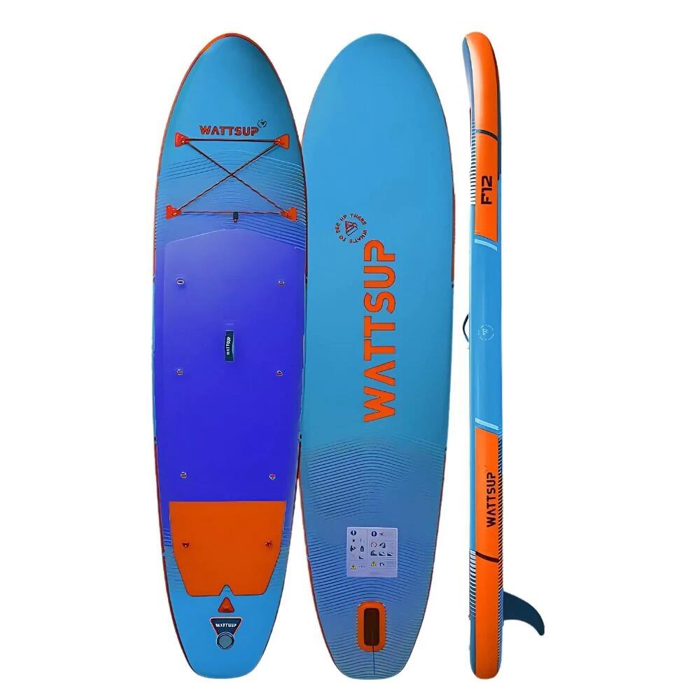 WATTSUP Nafukovací paddleboard SUP F12 Combo SMU BLUE BLUE