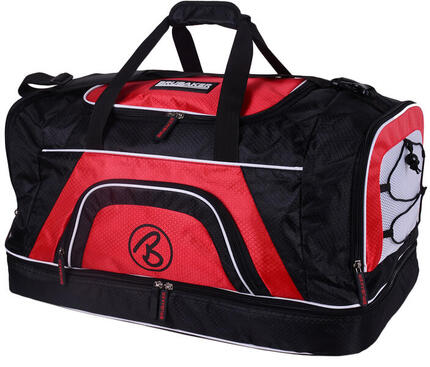 BRUBAKER Big Base - Torba sportowa 90L czarno-czerwona