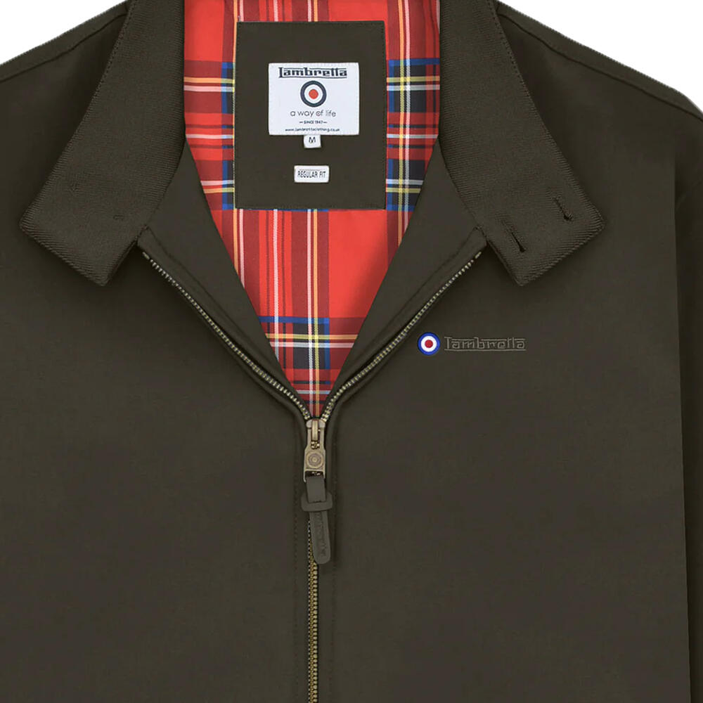 Harringtonjacke für Herren Khaki-Braun 3/3