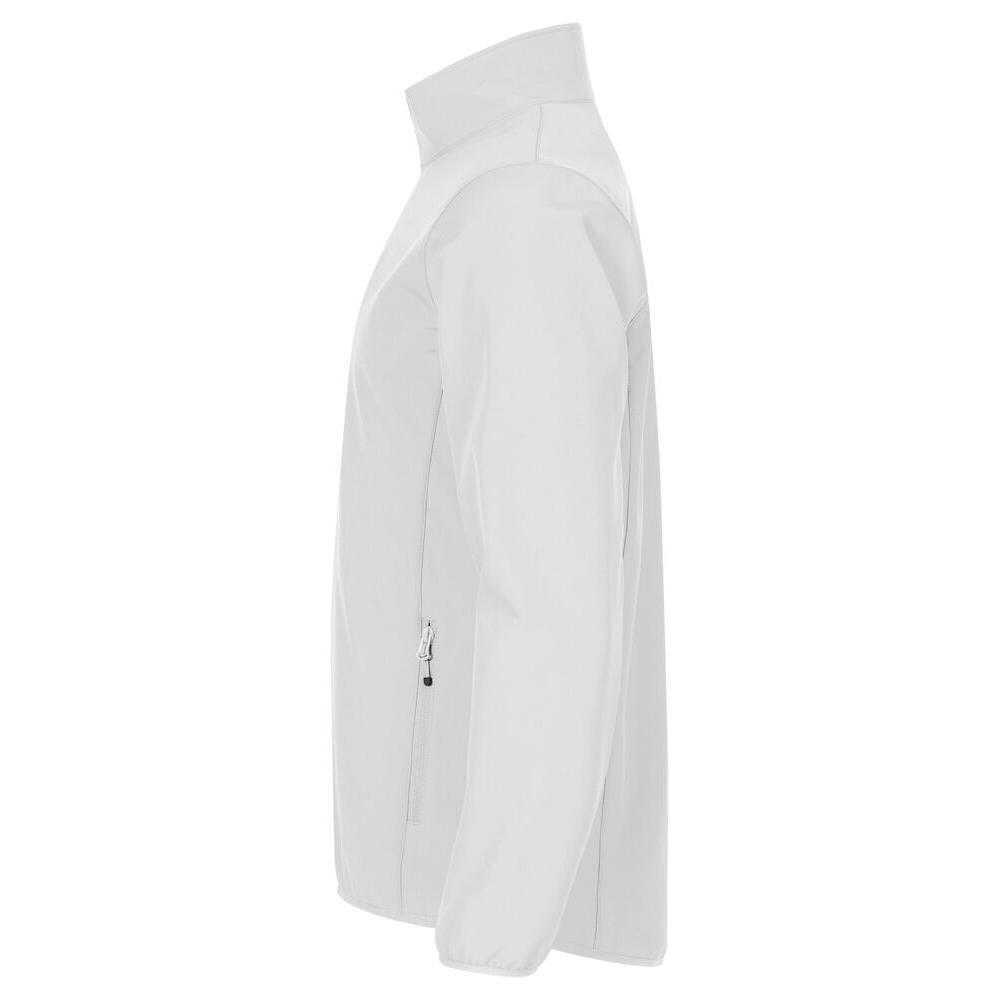 Mens Classic Soft Shell Jacket (White) 2/3
