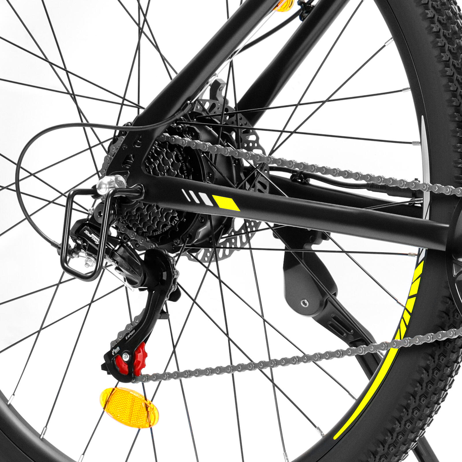 VTT Électrique Touroll U1 – 250W, Batterie 13Ah, Autonomie 65 Km, 21 Vitesses, Roues 29 Pouces, Freins Double Disque