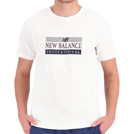 T-shirt Blanc Homme New Balance Seasonal