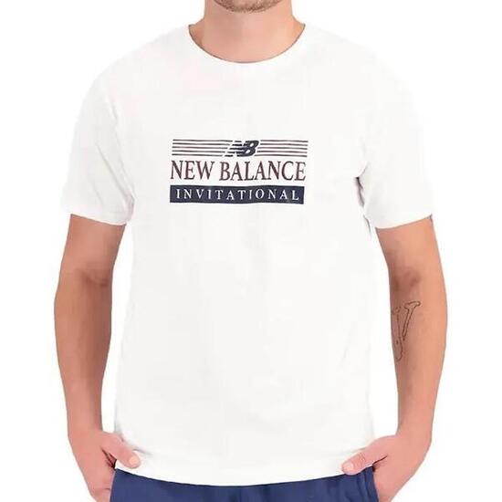 T-shirt Blanc Homme New Balance Seasonal