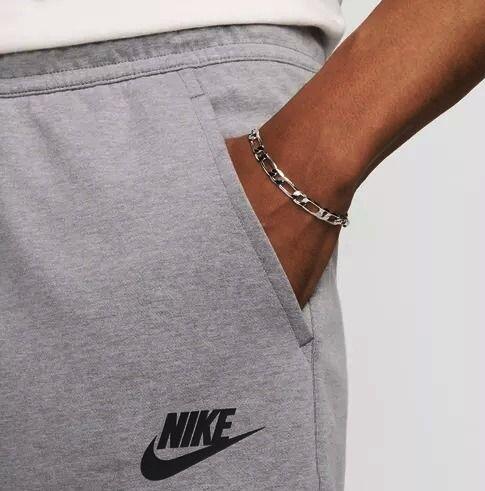 Pantatuta uomo (fleece) nike grigio 2/6