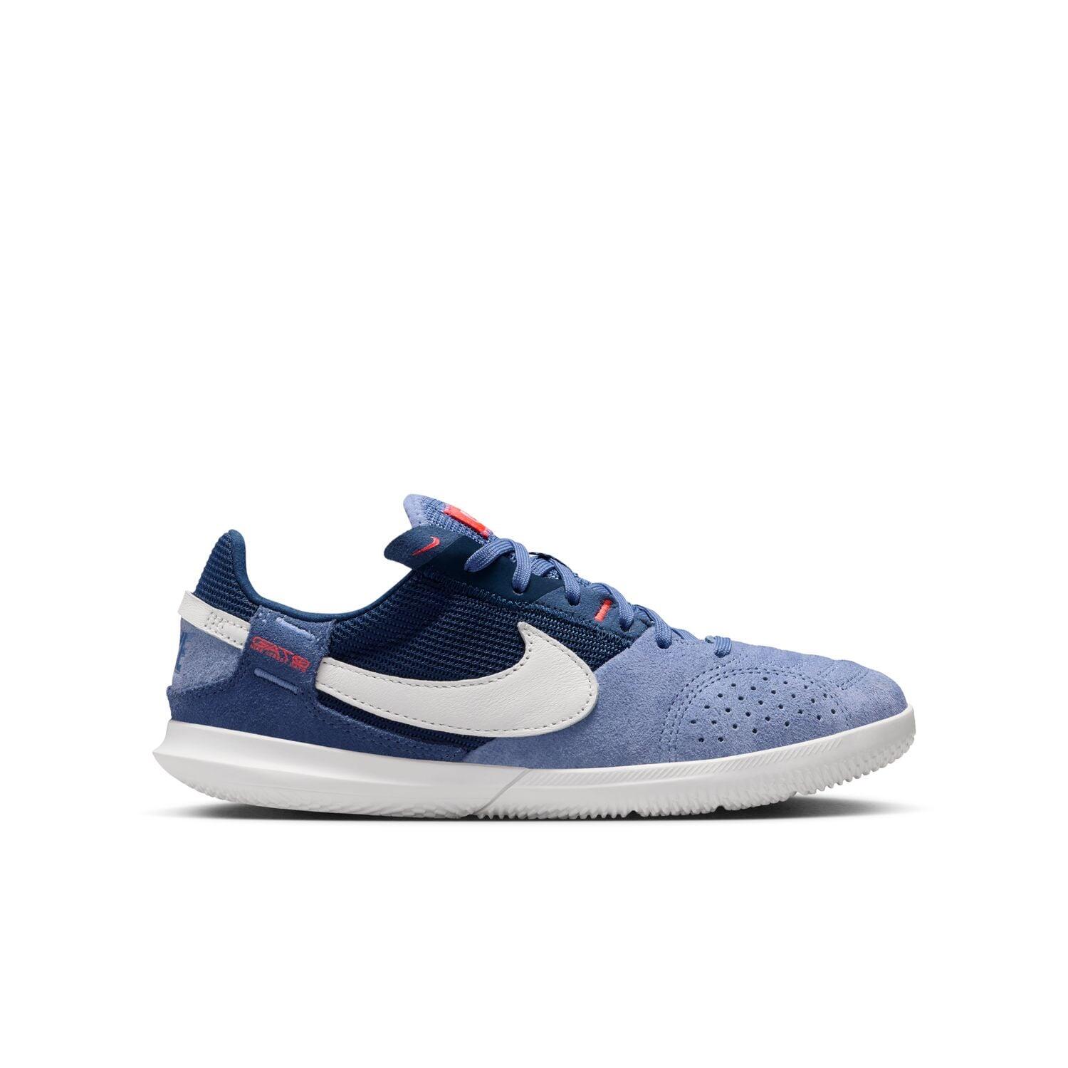 NIKE Streetgato Fußballschuhe für Kinder - blau, Schnürung 6/7
