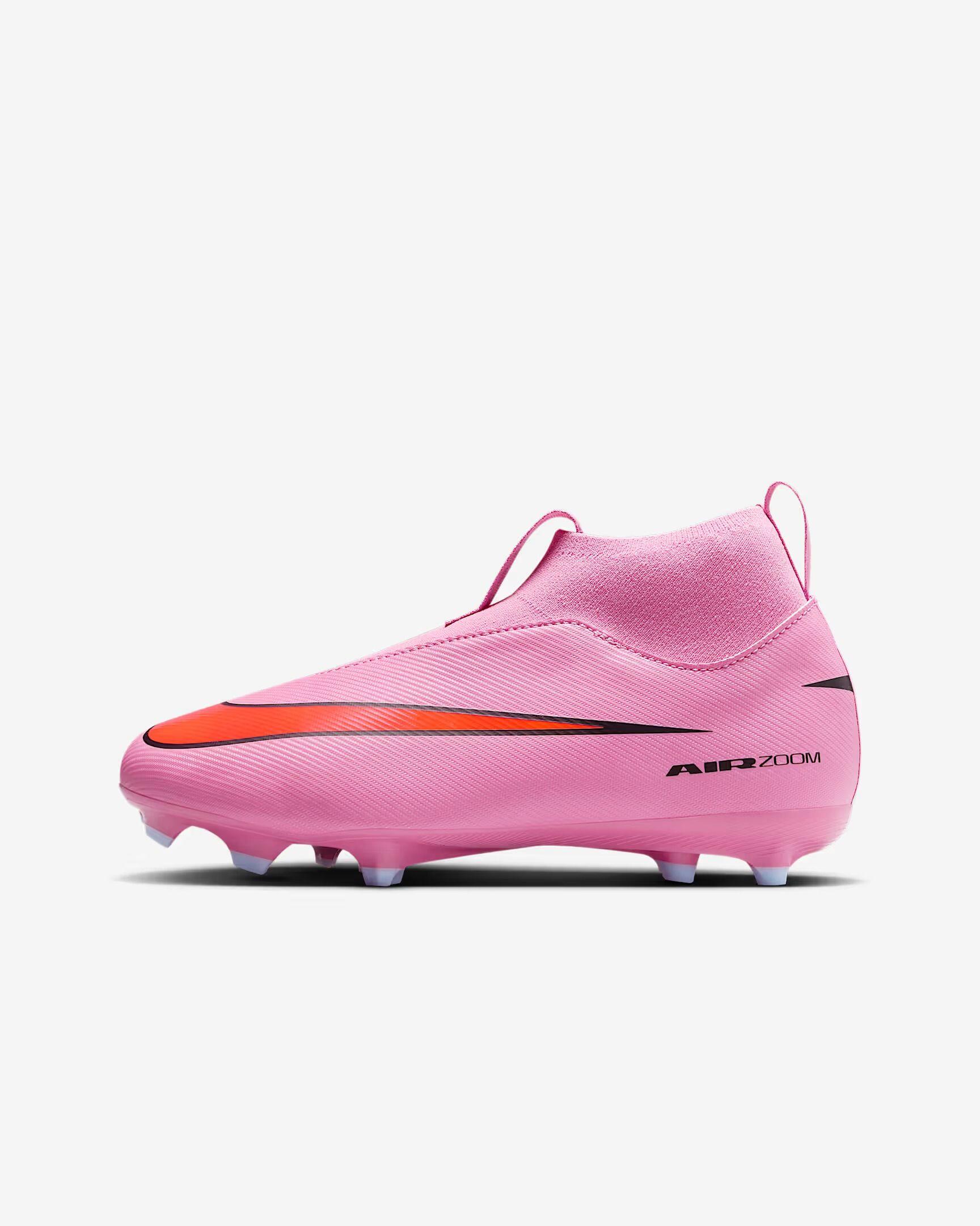 Scarpe da calcio junior mg - multiterreno nike rosa 3/4