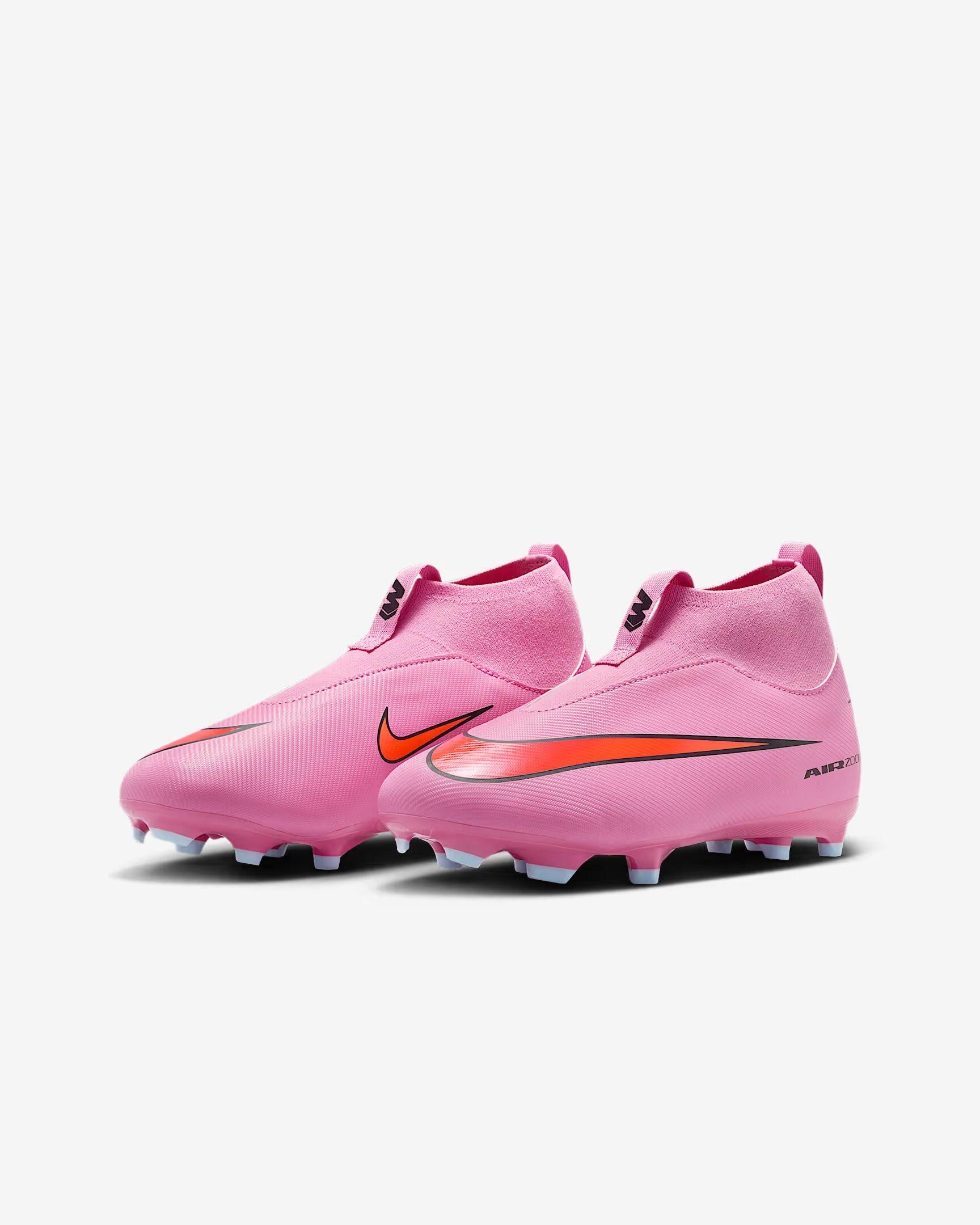 Scarpe da calcio junior mg - multiterreno nike rosa 2/4