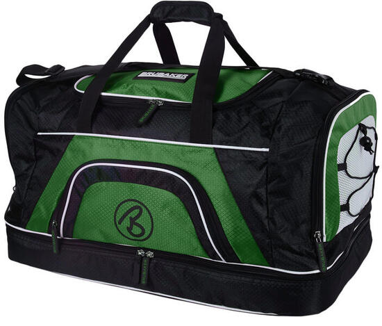 BRUBAKER Big Base - Torba sportowa 90L czarno-zielona