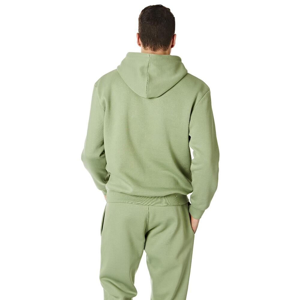Mens Pull Over Hoodie (Khaki Green) 3/4