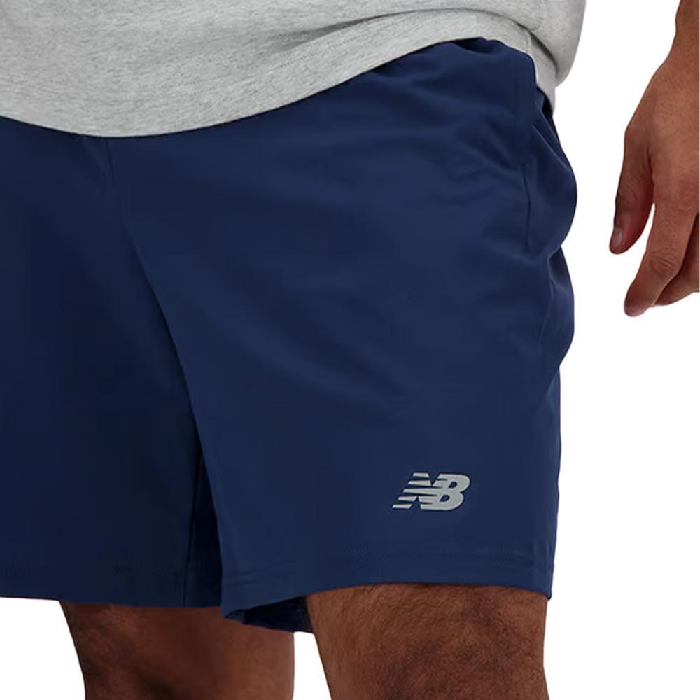 Short Uomo New Balance MS41232 Blu 2/2