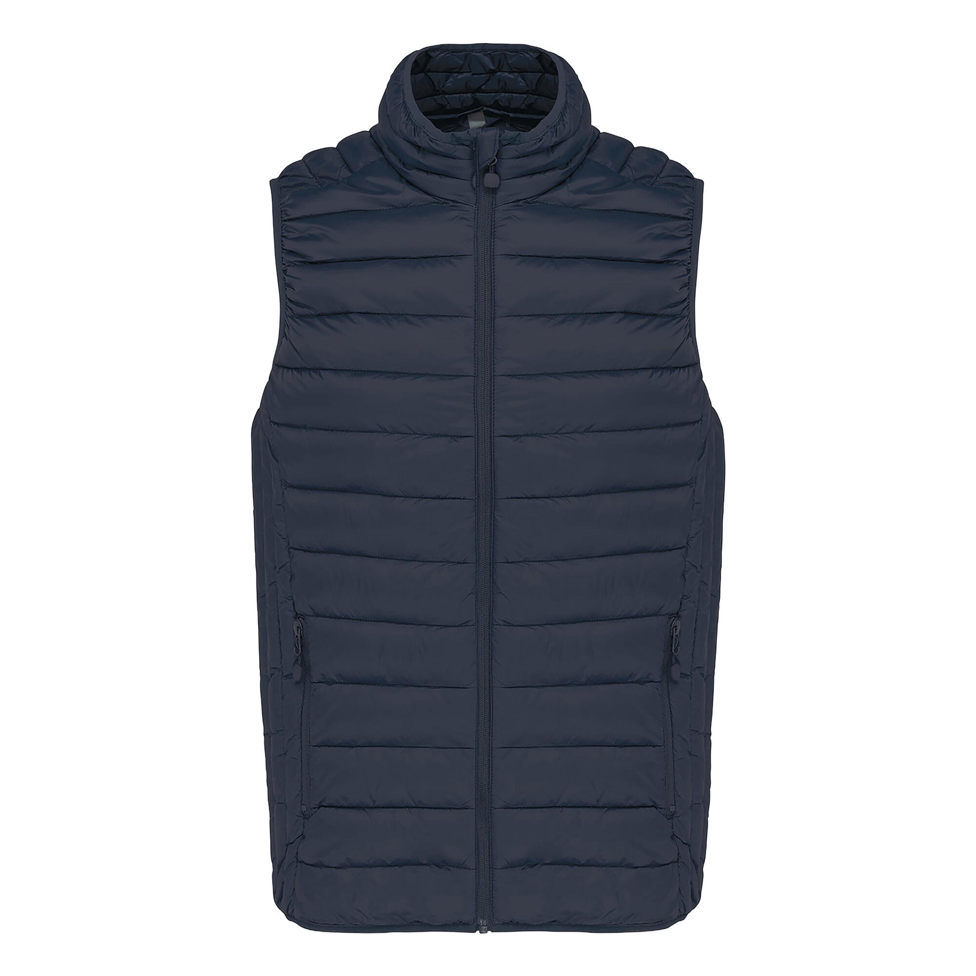 Mens Lightweight Padded Body Warmer (Navy) 2/2