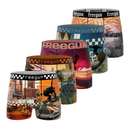 Lot de 5 boxers homme California Vibes