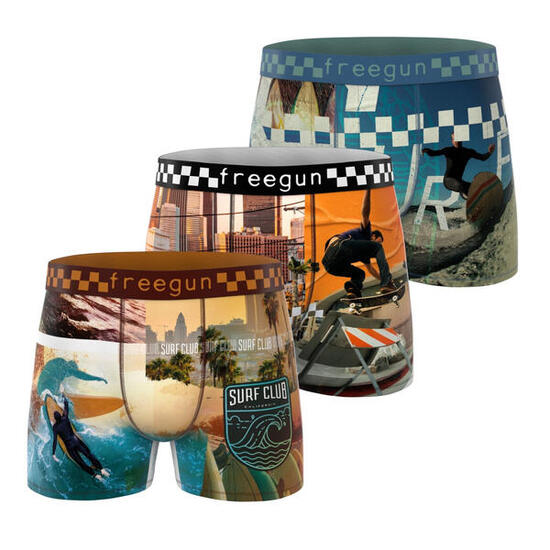 Lot de 3 boxers enfant California Vibes