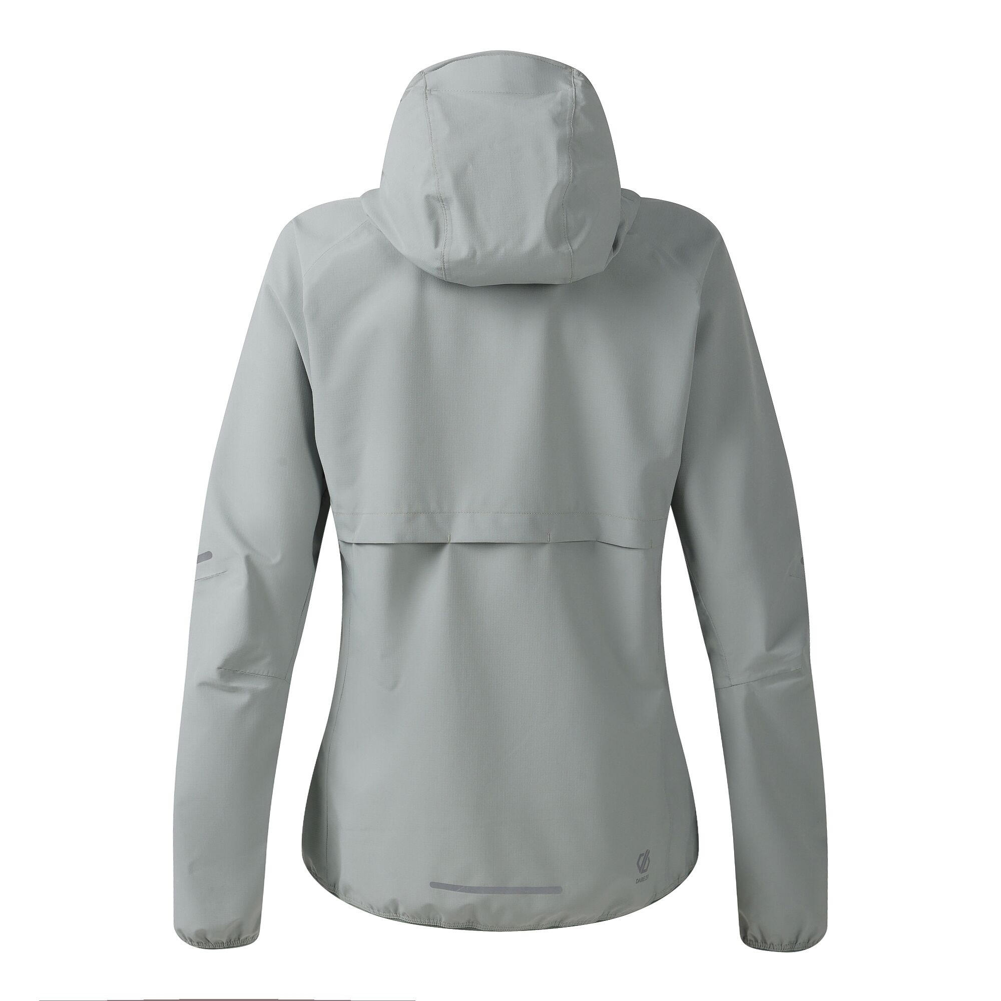 Veste Imperméable Légère À Capuche Femme (Vert Pâle) 2/5