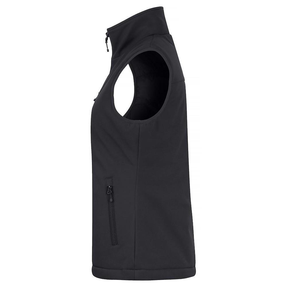 Weste SoftshellPanele für Damen Schwarz 3/6