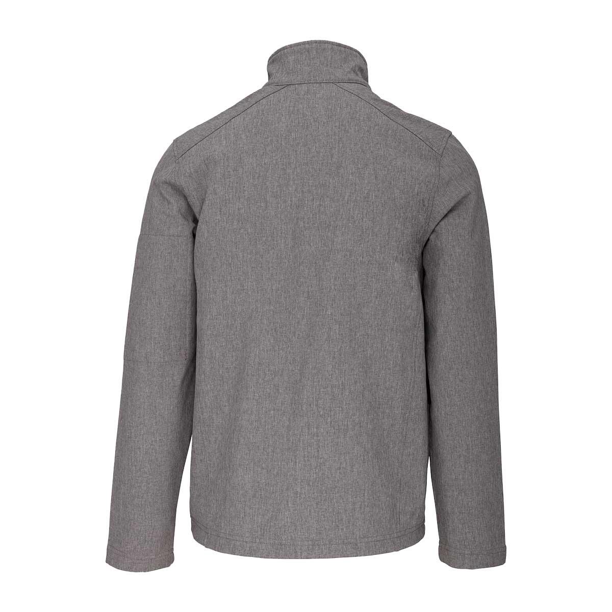 Soft Shell Jacke Herren Grau meliert 2/2