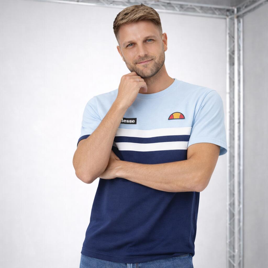 T-shirt met korte mouwen Ellesse model SHB08507-BLUE voor mannen 2/4