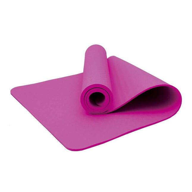 Tpe Yoga Mat (6mm) Purple Decathlon