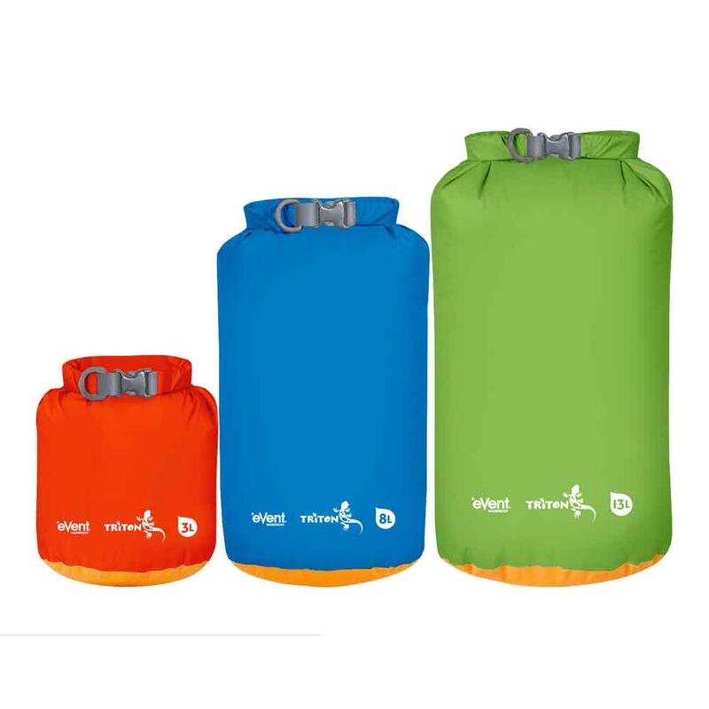 透氣壓縮防水袋eVent Dry Bag 13L Green