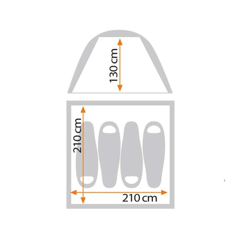 Simple 4 w/Fly Tent (4 persons)