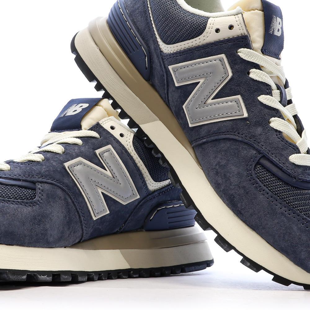 New Balance 574 Heren Sneakers Marineblauw 7/7