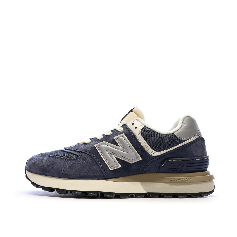 New Balance 574 Heren Sneakers Marineblauw 1/7