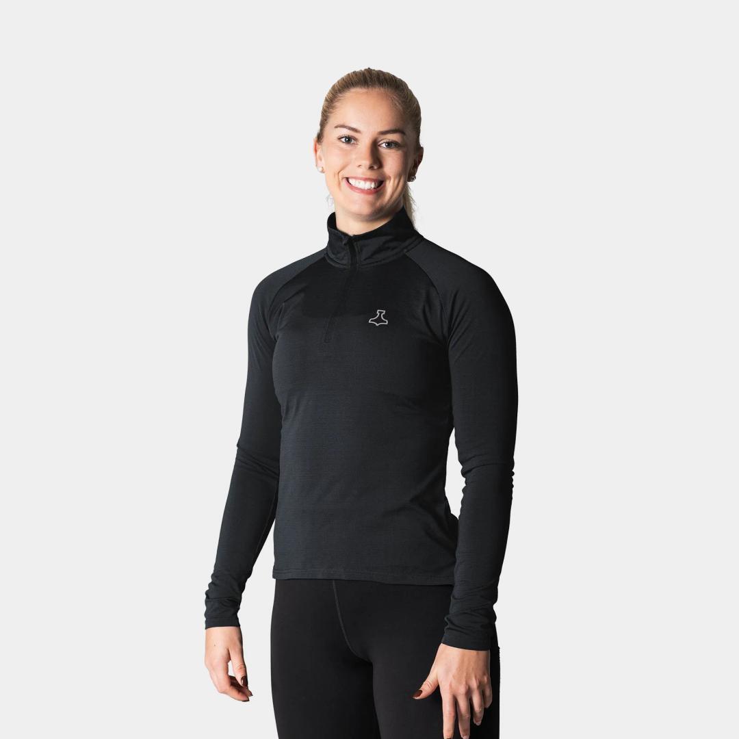 LiiteGuard RE-LIITE 1/4 zip shirt - Women Black L 1/1