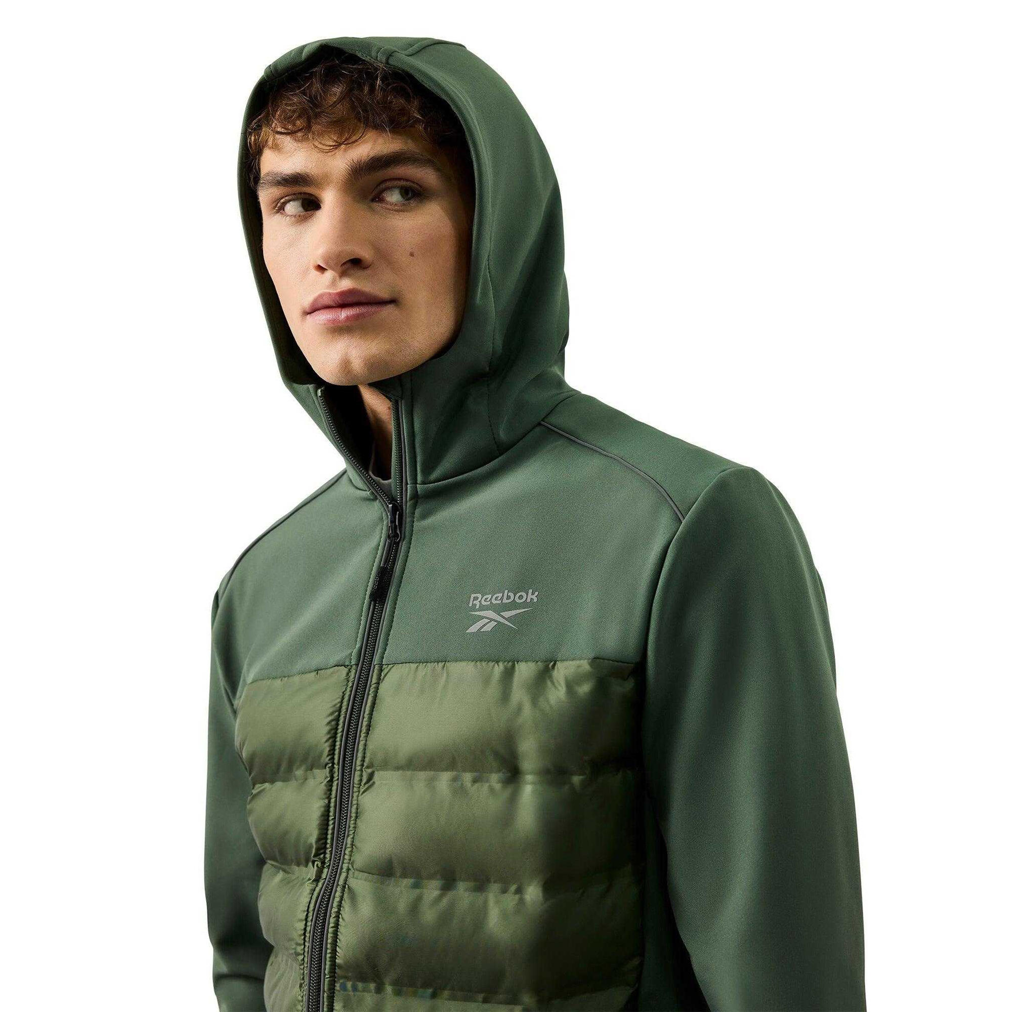 Giacca Ibrida Uomo Reebok Heywood Verde Di Rottura 3/4