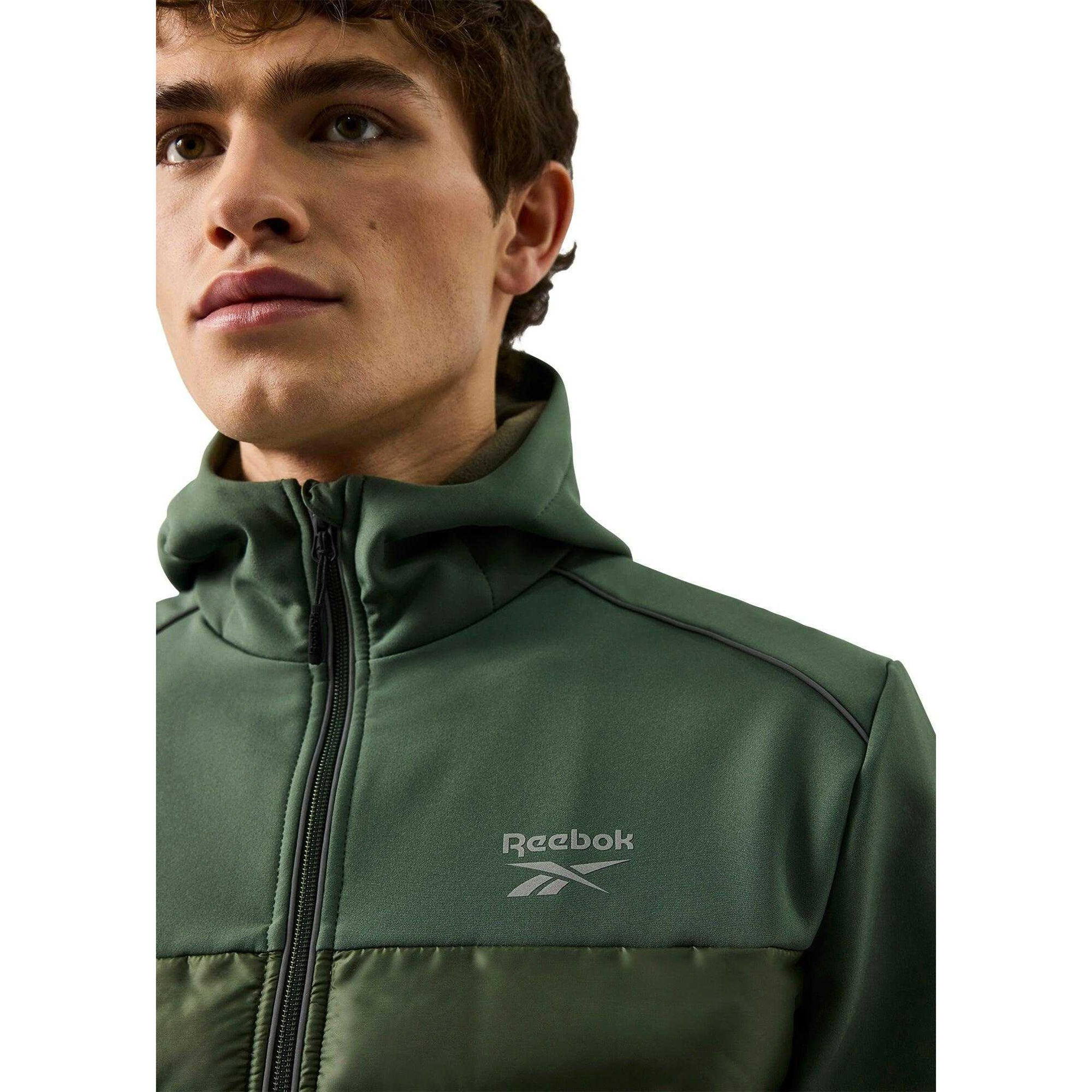 Giacca Ibrida Uomo Reebok Heywood Verde Di Rottura 4/4