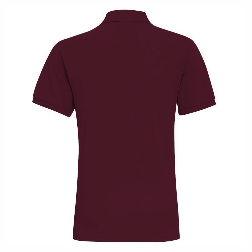 Polo A Manica Corta Uomo Asquith & Fox Bordeaux 2/4