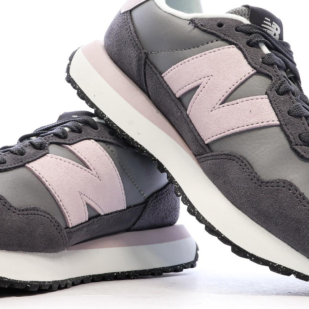 Baskets Grises/Roses Femme New Balance 237 7/7