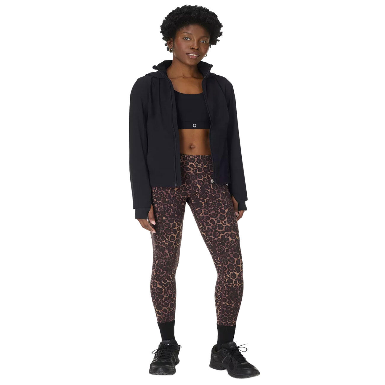 SWEATY BETTY Ultimate Train  Waterbestendige Jas  ZWART M 3/7