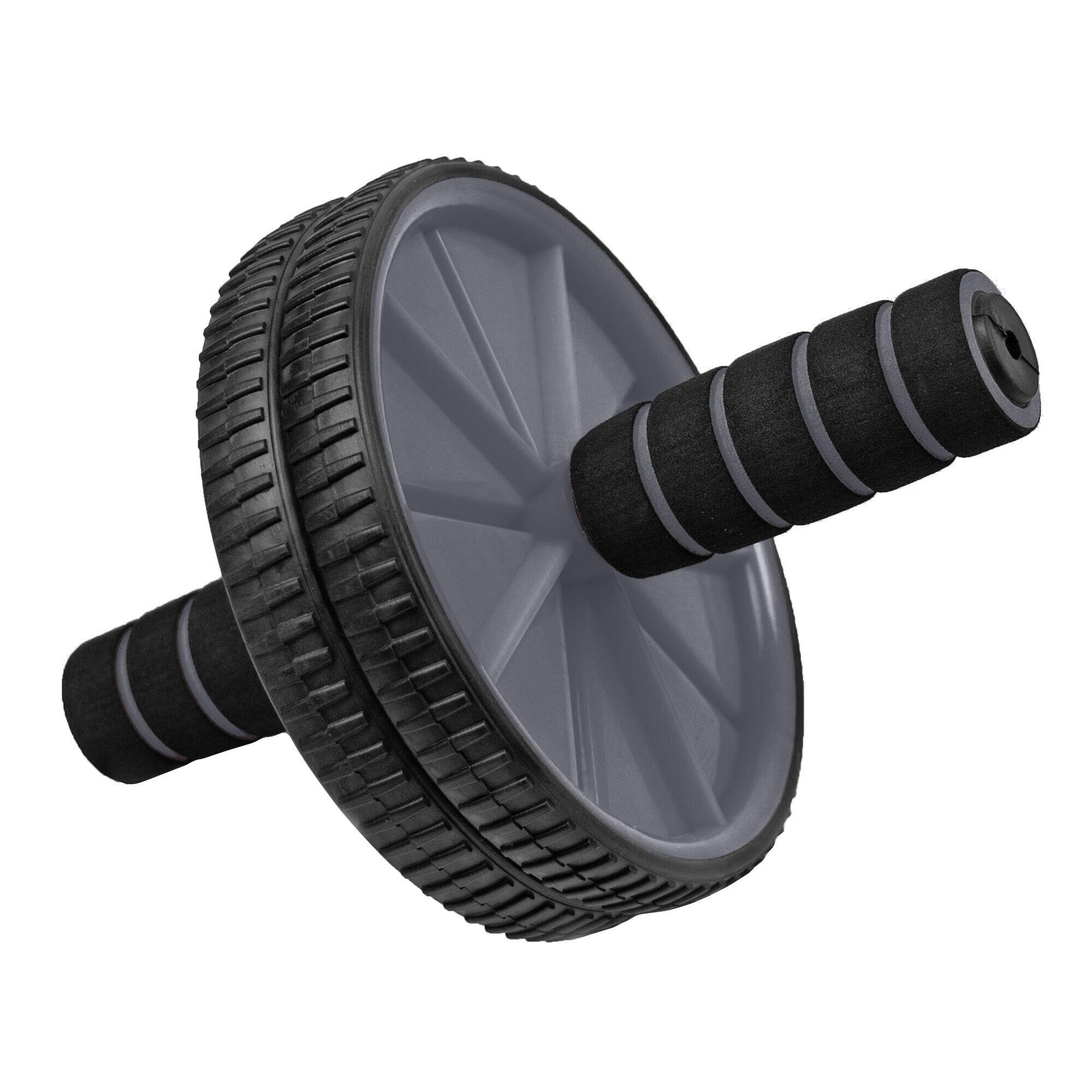 Adults' Fitness Abdominal Wheel - Black 2/2