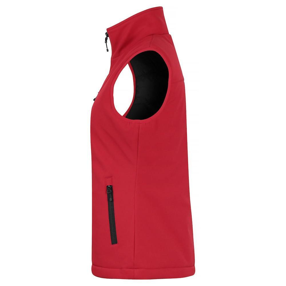 Weste SoftshellPanele für Damen Rot 3/6