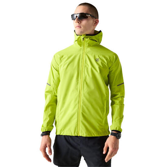 Veste Imperméable Légère À Capuche Homme (Vert Clair)
