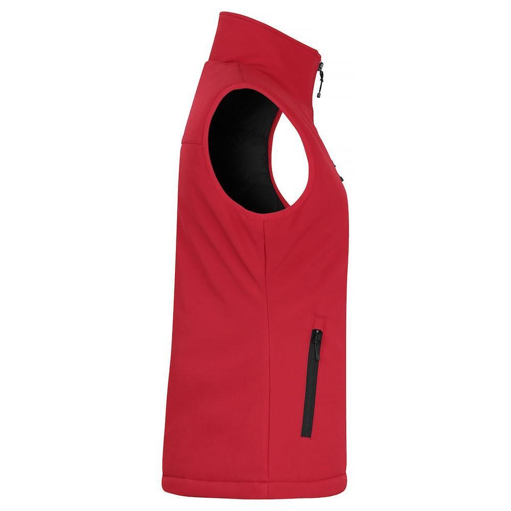 Weste SoftshellPanele für Damen Rot 4/6