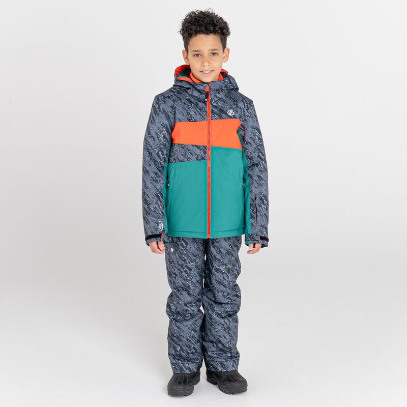 Humour waterdichte ski-jas met capuchon voor kinderen - Groente