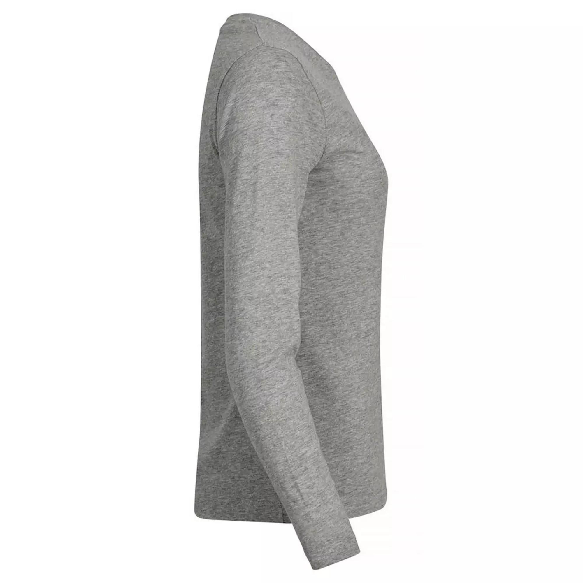 Maglietta Manica Lunga Uomo Clique Basic Grigio Melange 4/4