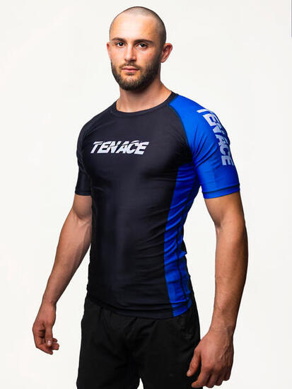 Tenace BJJ Camiseta de Compresión Competición AZUL