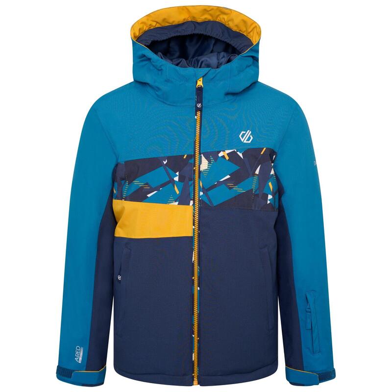 Humour waterdichte ski-jas met capuchon voor kinderen - Middenblauw