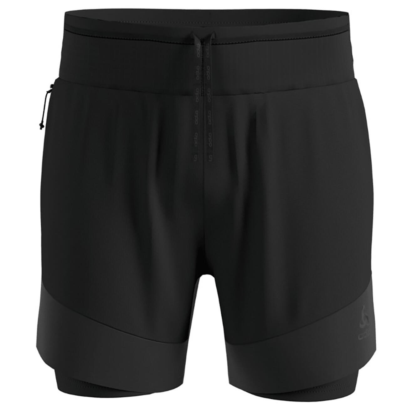 Short de running 2 en 1 X-Alp Trail 6 Inch ODLO 6/7