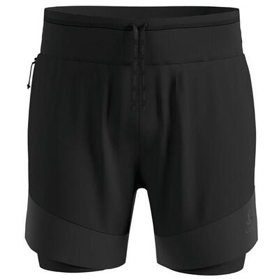 Odlo odlo 2-in-1 short x-alp trail 6 inch sportbroek black l