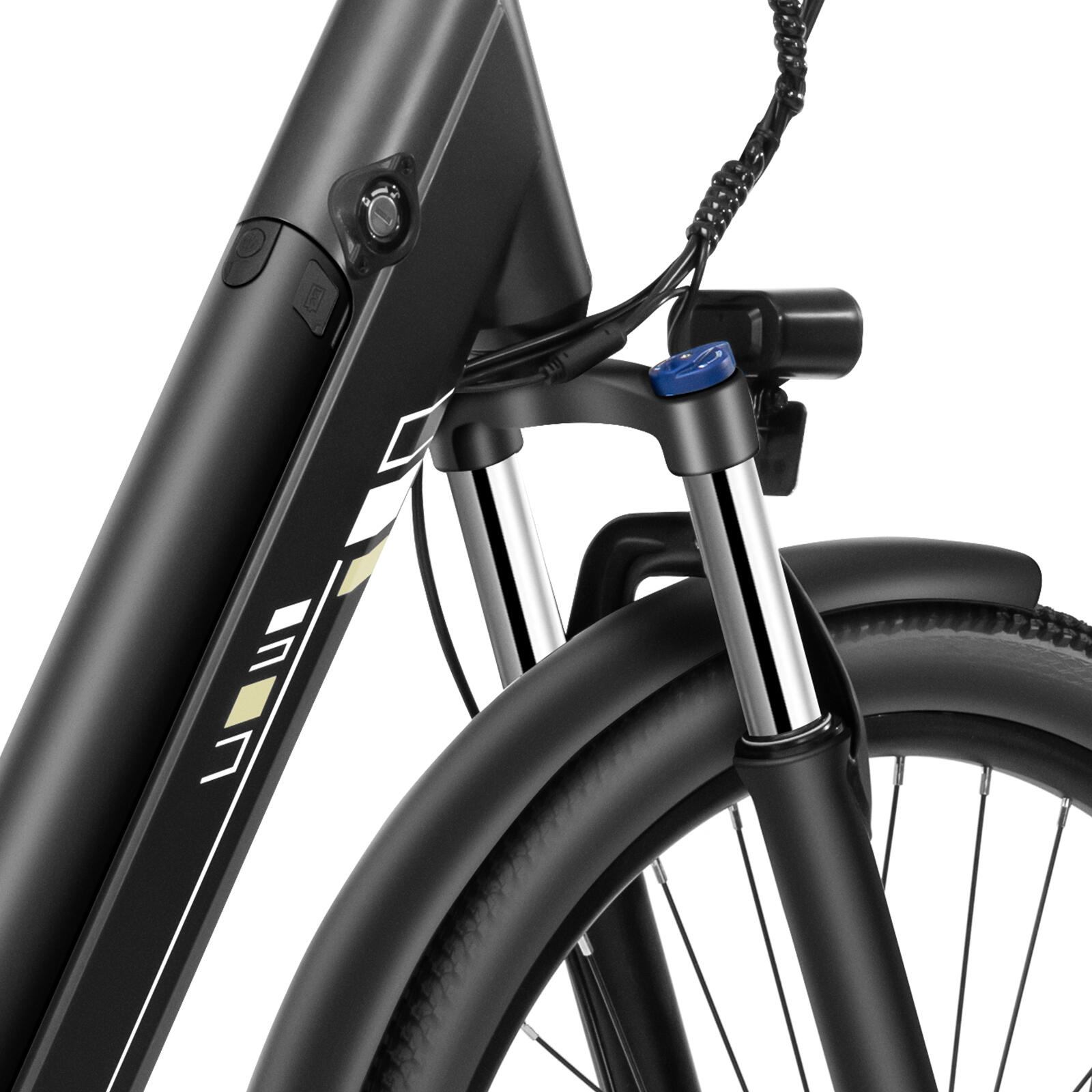 Vélo Électrique Moteur Central 250W, 120 km, 80 mm, 7 vit. Urbano 3 6/7
