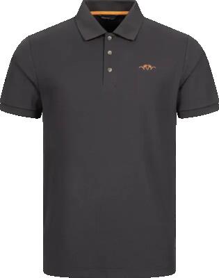 Heren poloshirt effen - donker olijfgroen