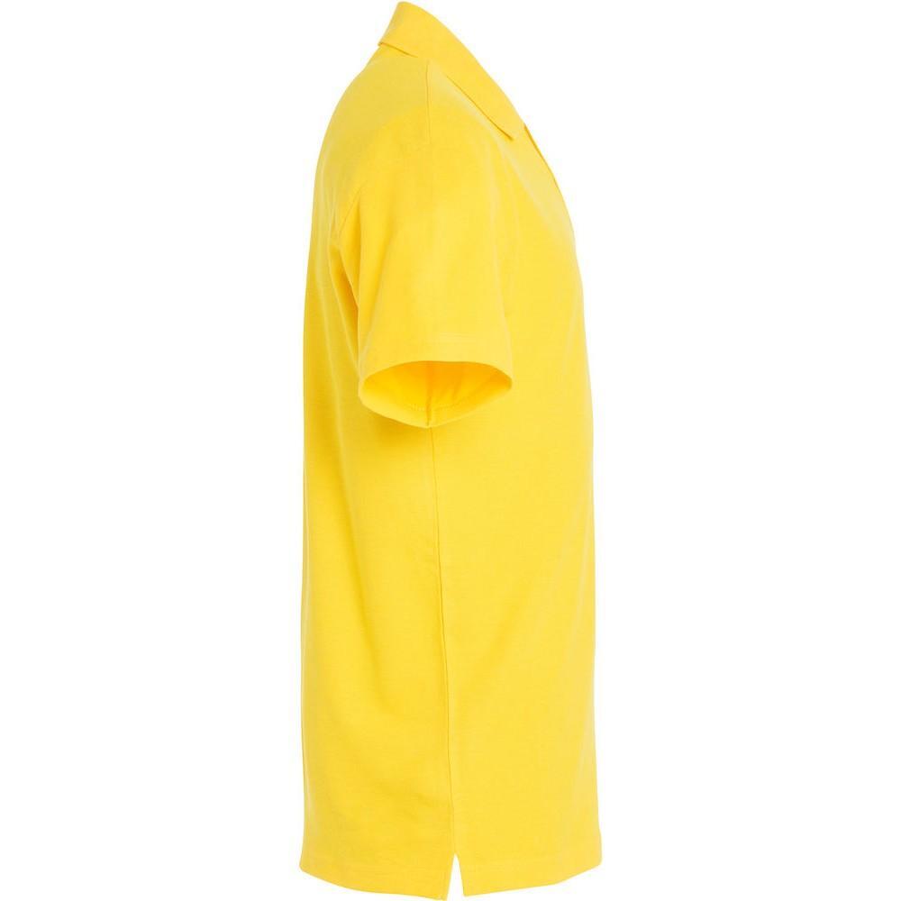 Mens Basic Polo Shirt (Lemon) 4/4