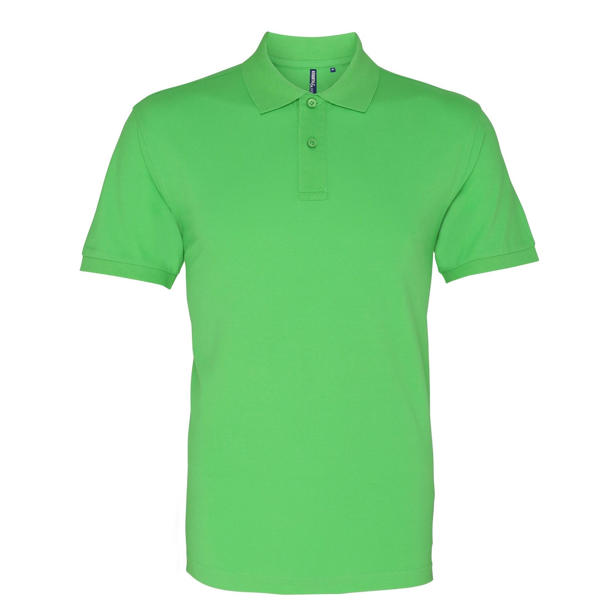 Polo A Manica Corta Uomo Asquith & Fox Verde Lime 2/3