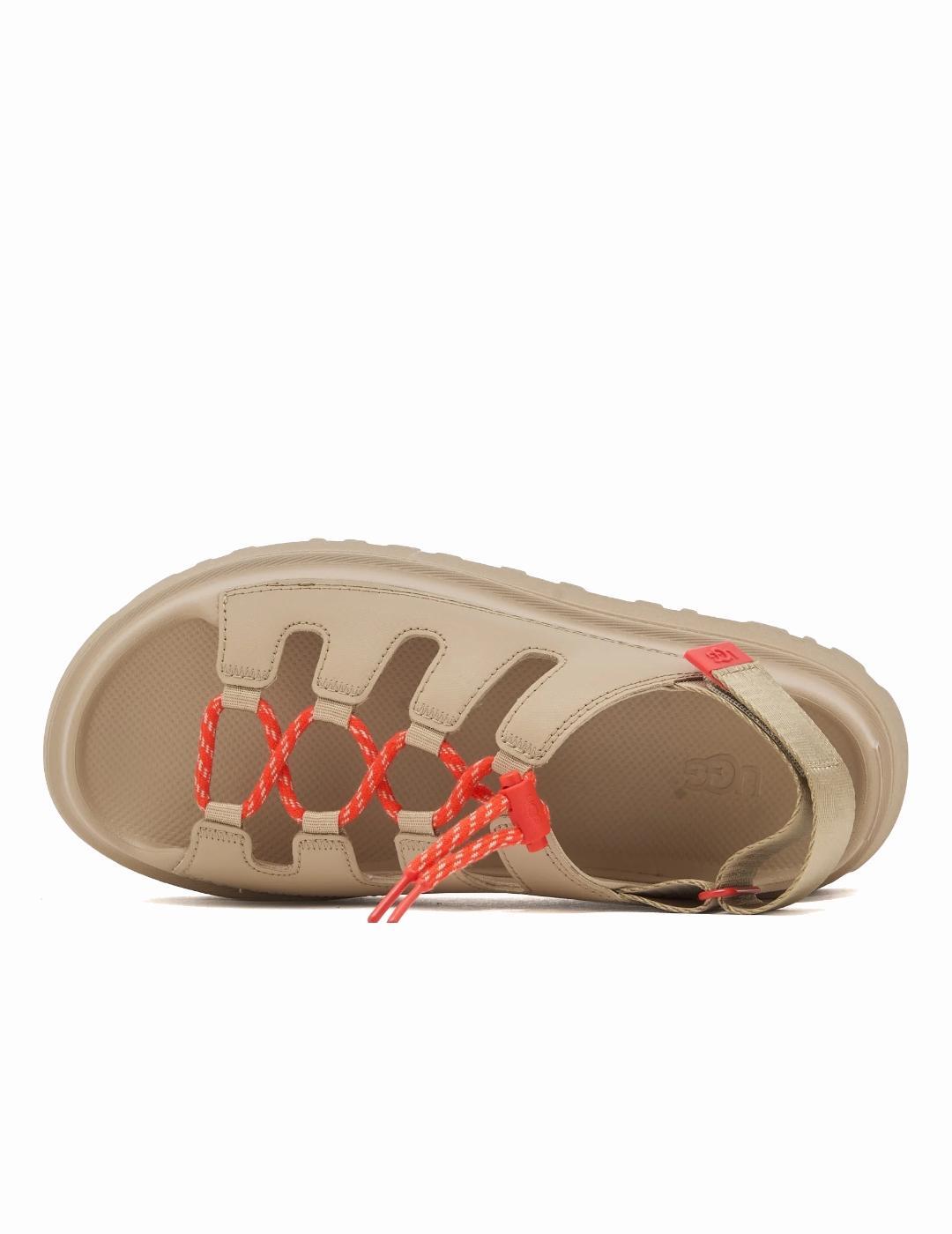 Sandalias para Mujer Ugg  Beige 5/7