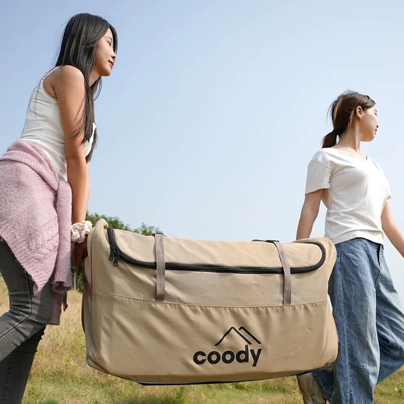 Coody tas met wieltjes - Wheeled bag Beige 2/5