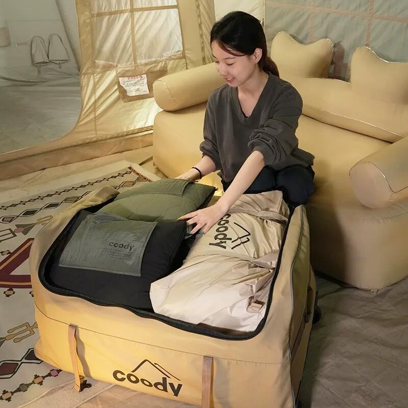 Coody tas met wieltjes - Wheeled bag Beige 5/5