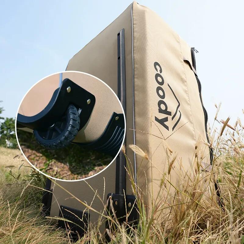 Coody tas met wieltjes - Wheeled bag Beige 4/5